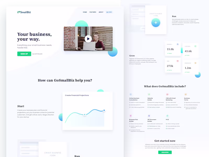 Cover image for Landing Page Design