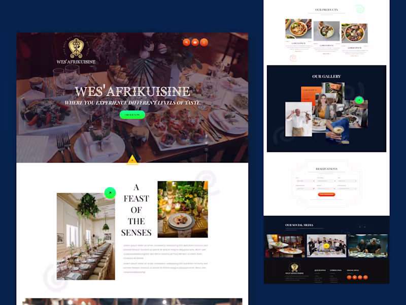 Cover image for Custom online ordering website for Food Restaurant.