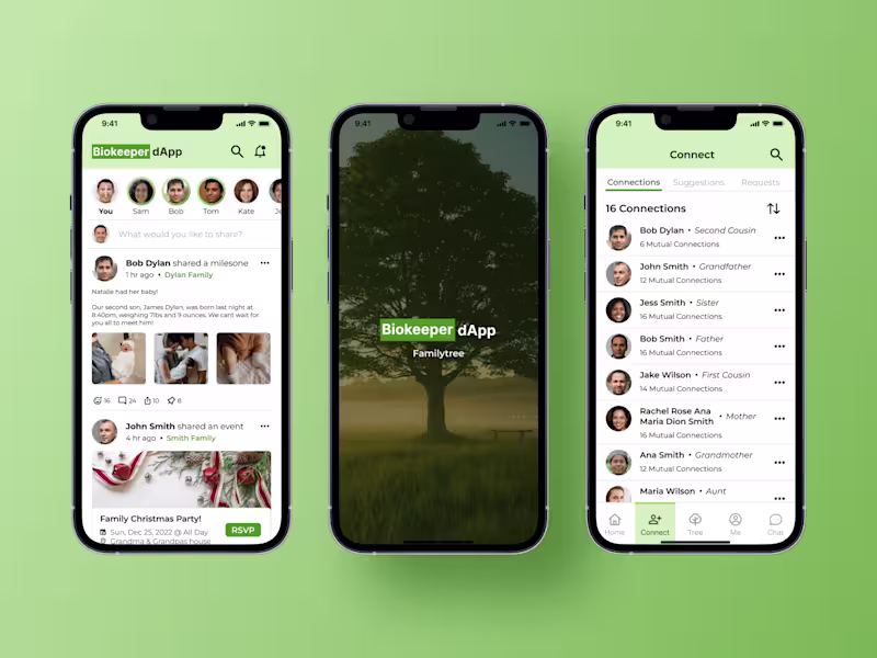 Cover image for UX/UI Design - Biokeeper
