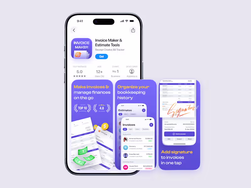 Cover image for Invoice Maker & Estimate Tools