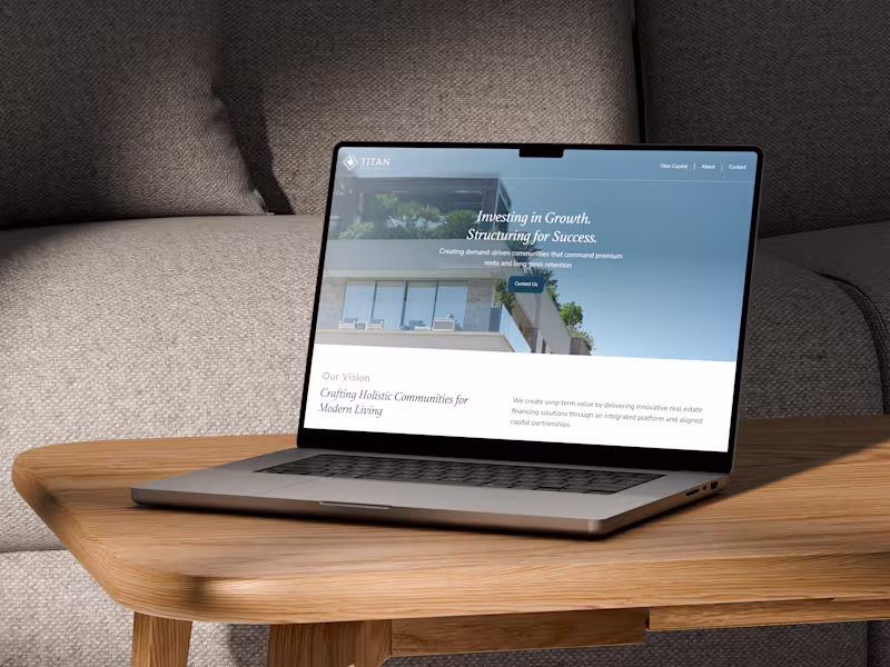 Cover image for Unified Website Design and Development for Titan using Framer