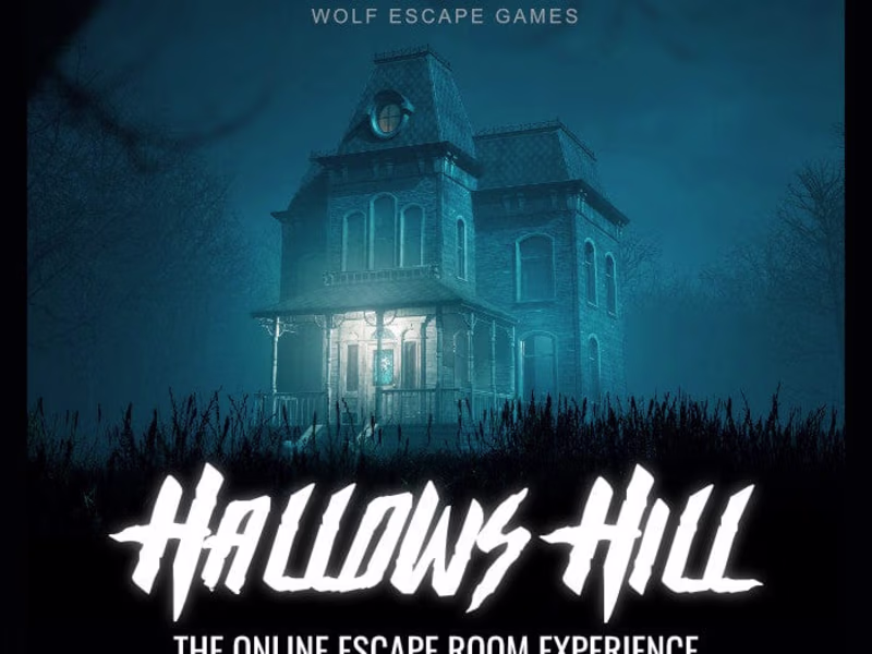 Cover image for Hallows Hill: The Online Escape Room Experience