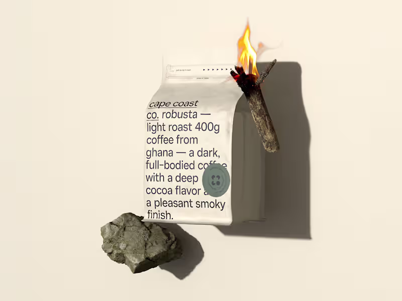 Cover image for Cape Coast Co. coffee branding and packaging.