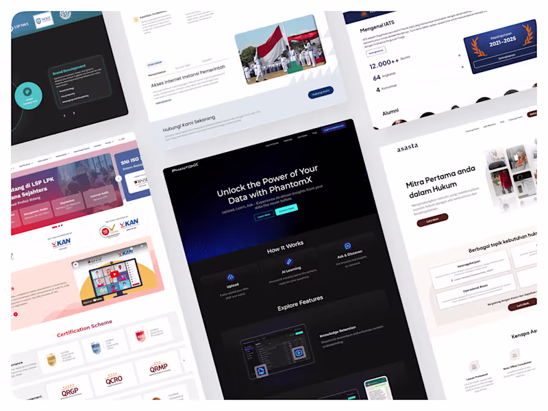 Cover image for Web Application & Landing Pages
