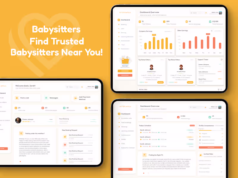 Cover image for Babysitter Hiring Platform Design