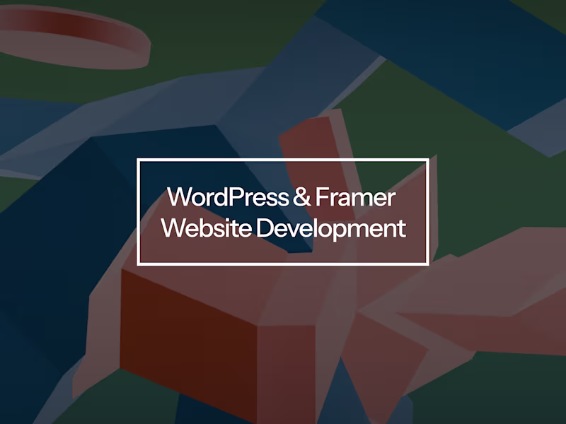 Cover image for Framer Website Development