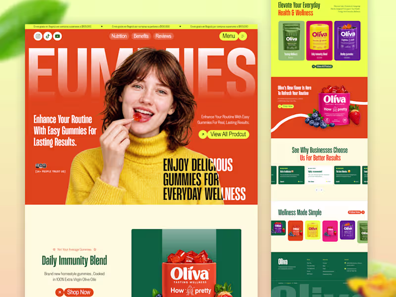 Cover image for Women’s Health Supplement Ecommerce website