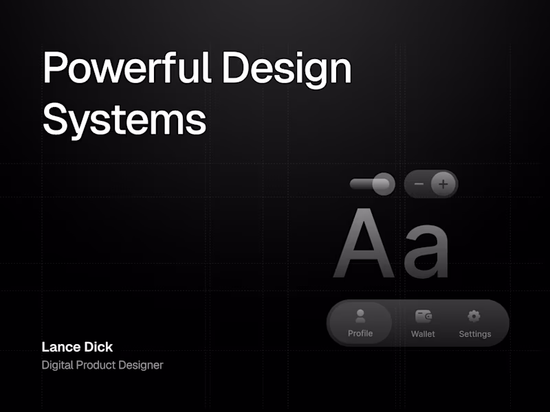 Cover image for Figma Design System & Components