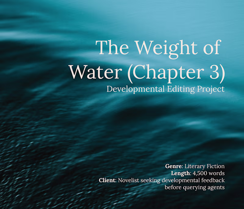 Cover image for The Weight of Water: A Chapter Edit