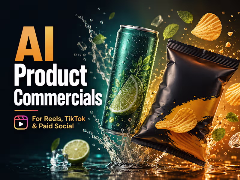 Cover image for AI Product Commercial for Reels & TikTok