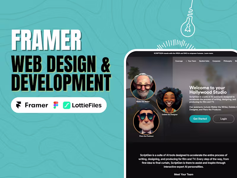 Cover image for Framer Web Designer & Developer for Startups & Creators