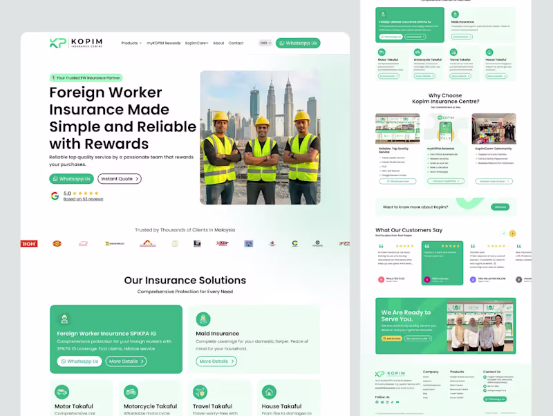 Cover image for Insurance Company Website Redesign