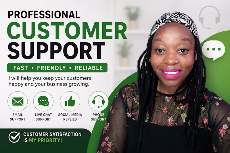 Cover image for Customer Support (Email & Live Chat)