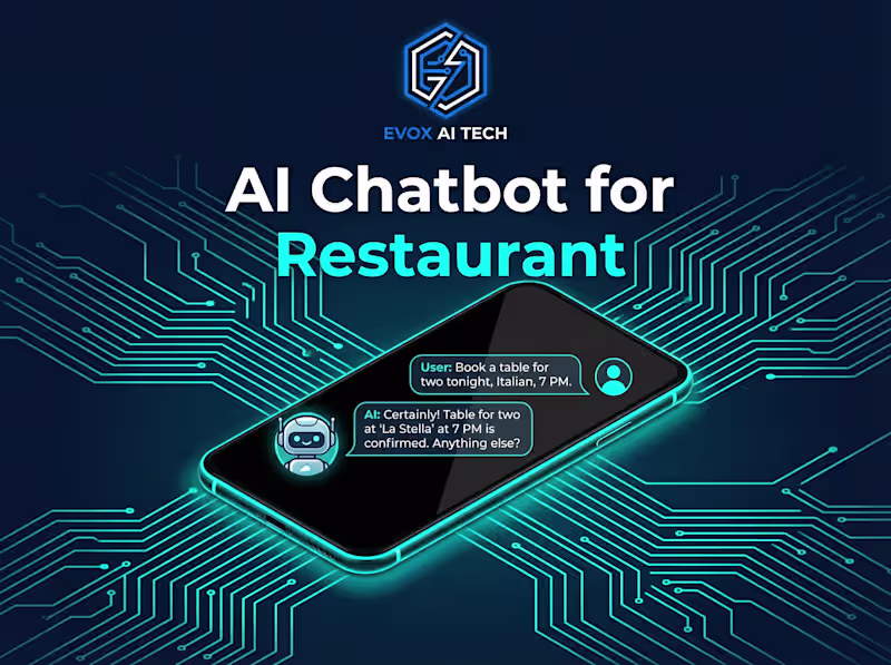 Cover image for AI Chatbot Development for Restaurant — 24/7 Automated Support