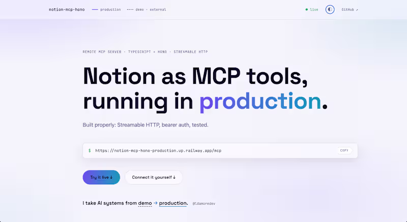 Cover image for notion-mcp-hono — Remote MCP server