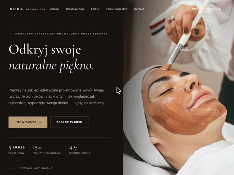 Cover image for AURA Medical Spa - Aesthetic Medicine Website