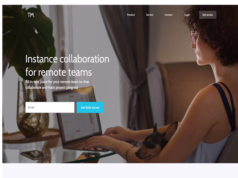 Cover image for Web design for a collaboration website