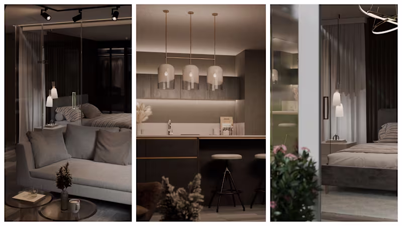 Cover image for Realistic 3D renders for your interior or exterior design