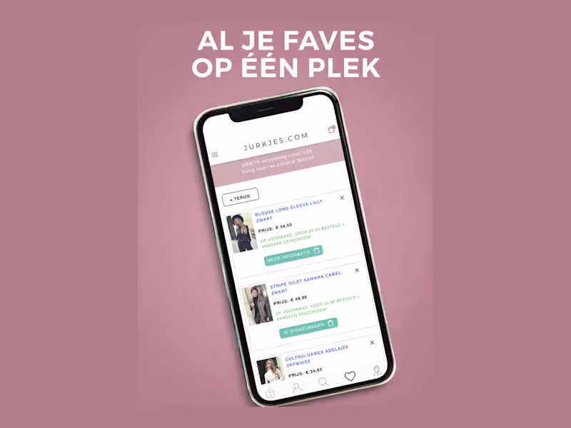 Cover image for Jurkjes Mobile Application