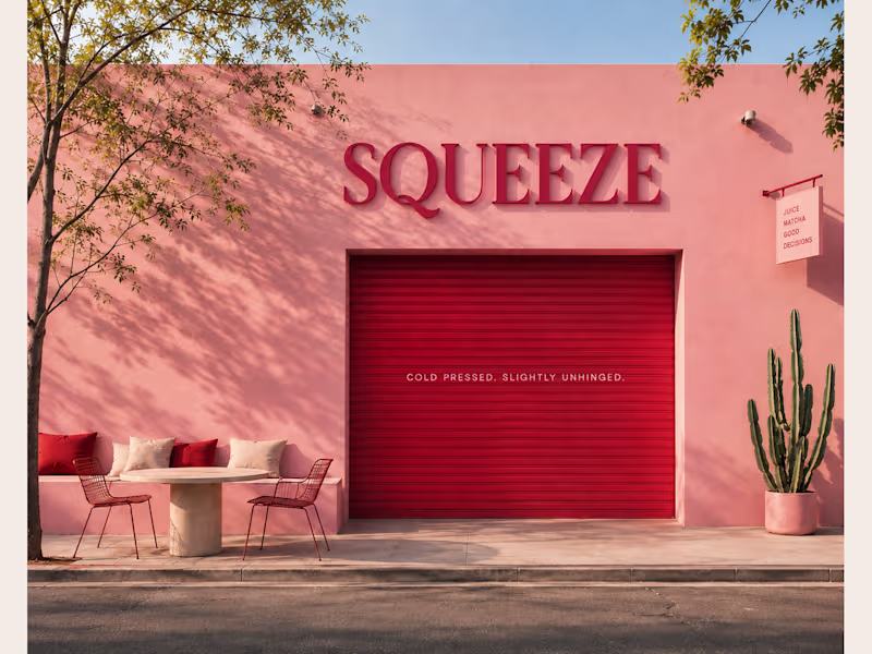 Cover image for SQUEEZE — A Juice Brand