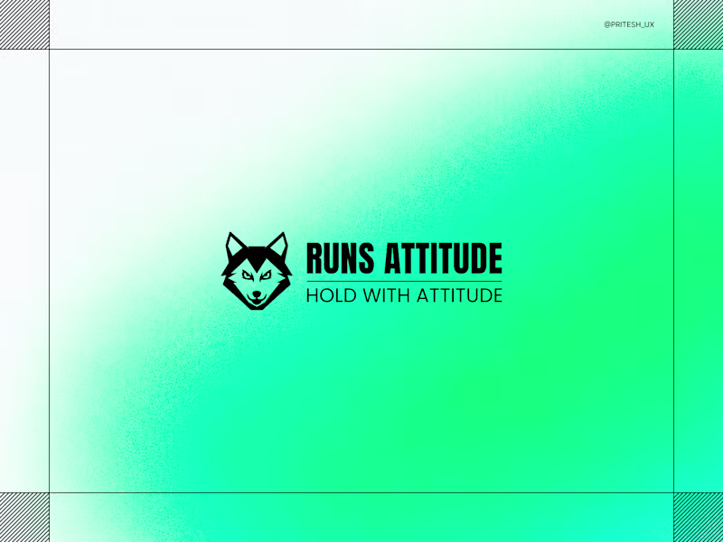 Cover image for 🐺 Runs Attitude Logo Design
Not