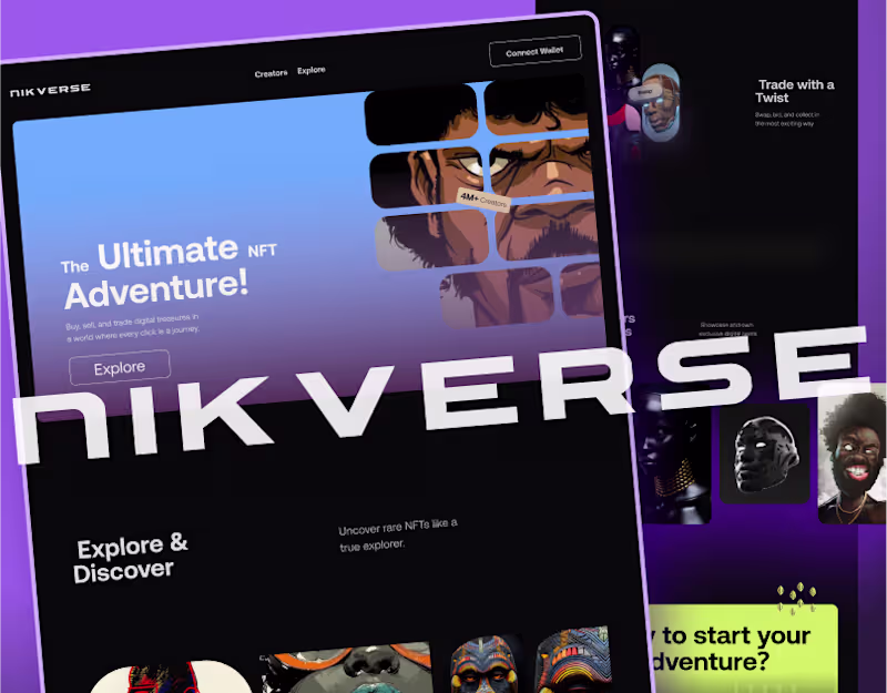 Cover image for Nikverse | NFTs | website