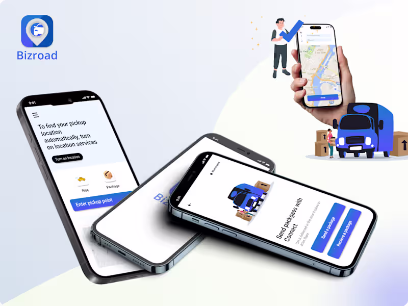Cover image for Bizroad Mobile (transportation & logistics) App