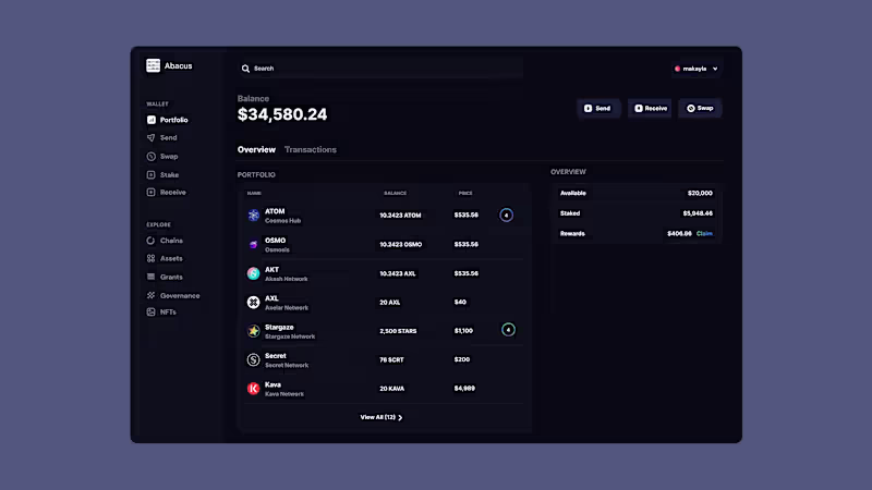 Cover image for Abacus - Crypto wallet