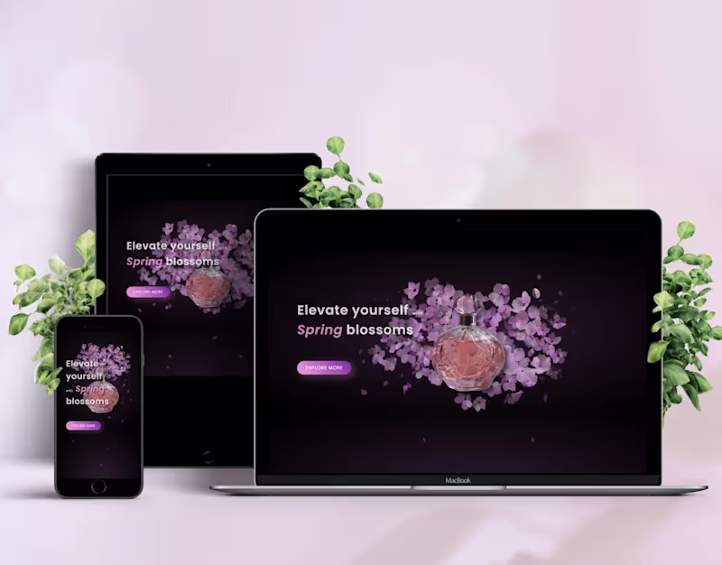 Cover image for Cherry Blossoms Illustrations and CSS animation