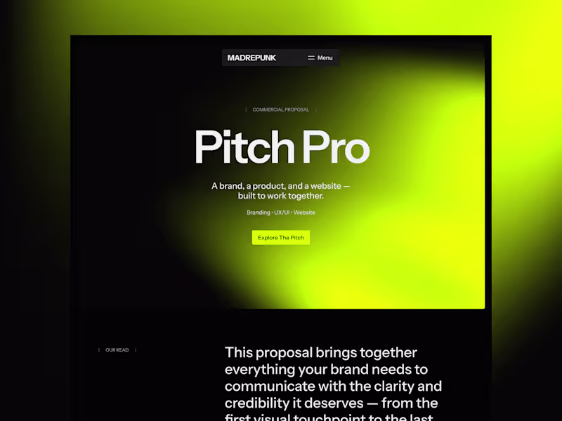 Cover image for Pitch Pro — Interactive Proposal Template