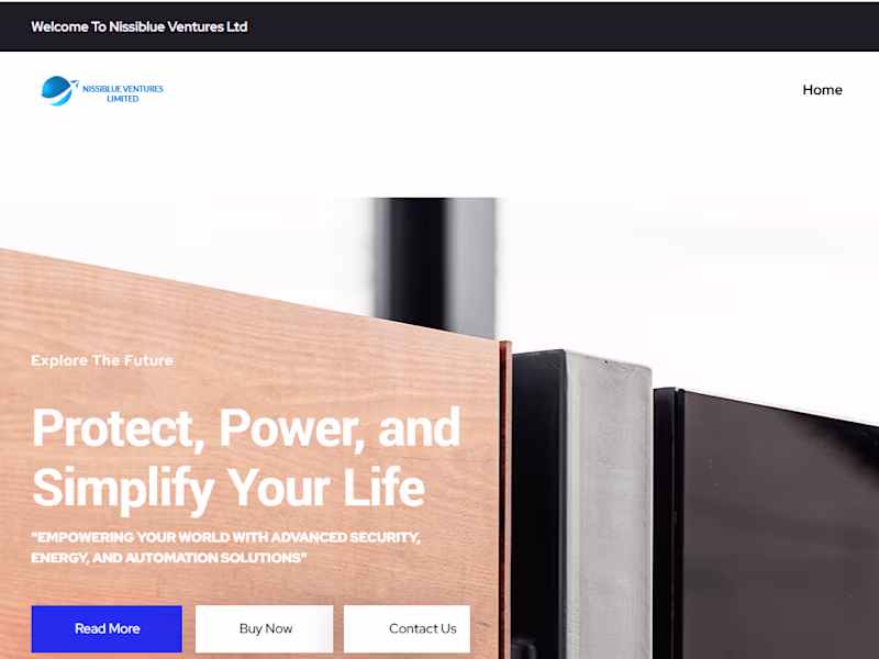 Cover image for NissiBlue Ventures – A Serviced and E-commrce Website