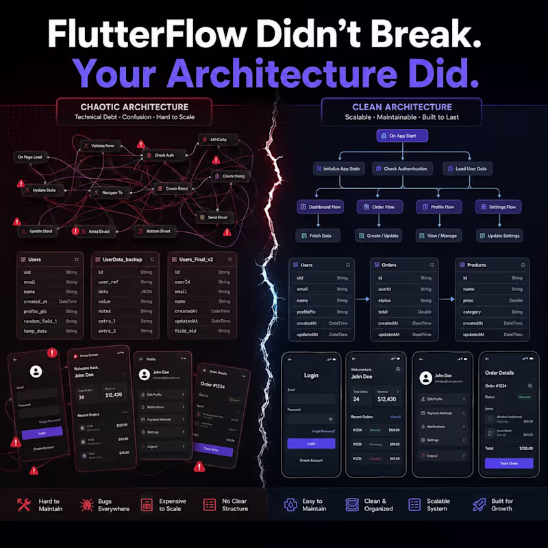 Cover image for FlutterFlow gets blamed for a
