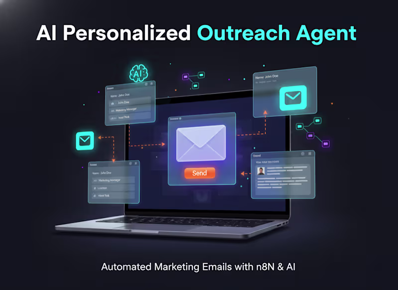 Cover image for AI Personalized Outreach & Marketing Email Generator