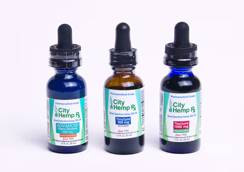 Cover image for CITY HEMP RX LABEL DESIGNS
Worked