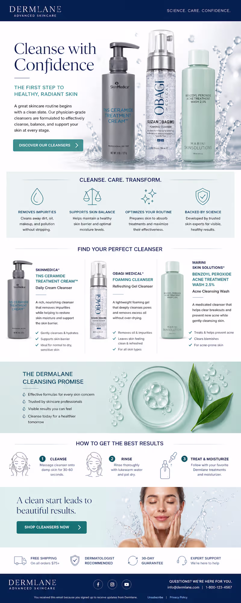 Cover image for High-Performance Klaviyo Email Campaign for Dermlane