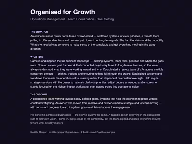 Cover image for Organised for Growth