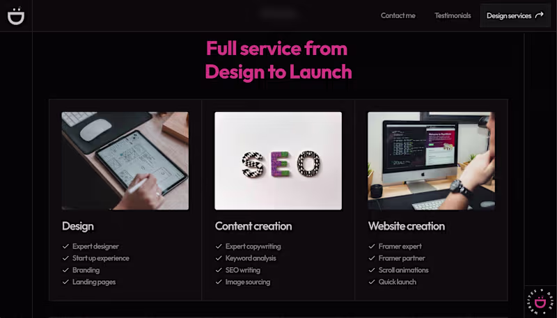 Cover image for Full business website for only $119 per month