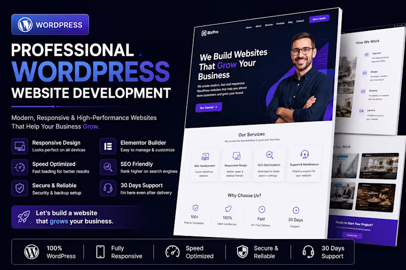 Cover image for Professional WordPress Website Development