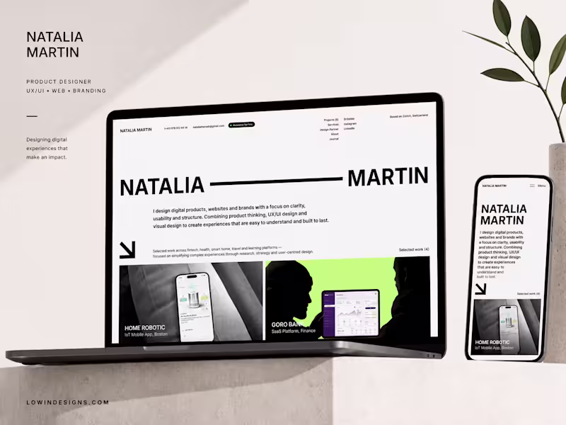 Cover image for Website Design & UX