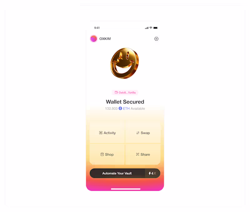 Cover image for Smilee crypto wallet / dApp