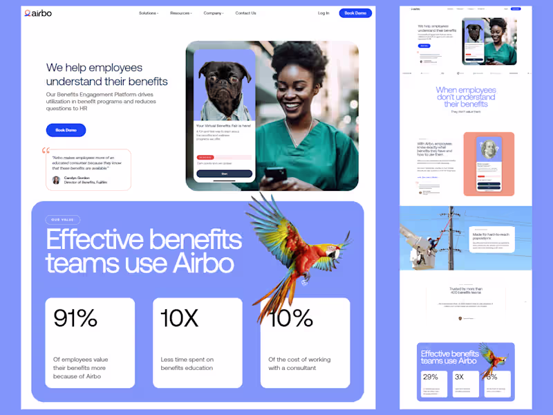 Cover image for Airbo | Webflow Design & Development