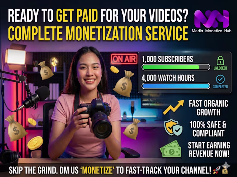 Cover image for Youtube Channel Complete Monetization 