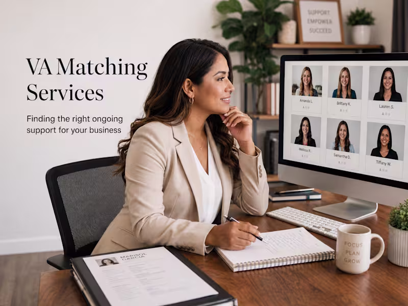 Cover image for VA Matching Services