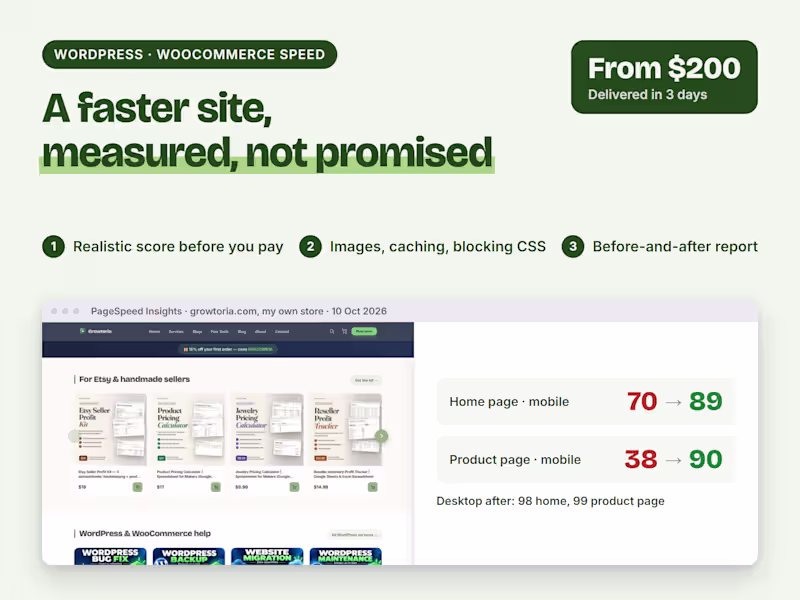 Cover image for WordPress & WooCommerce Speed: Measured Before and After