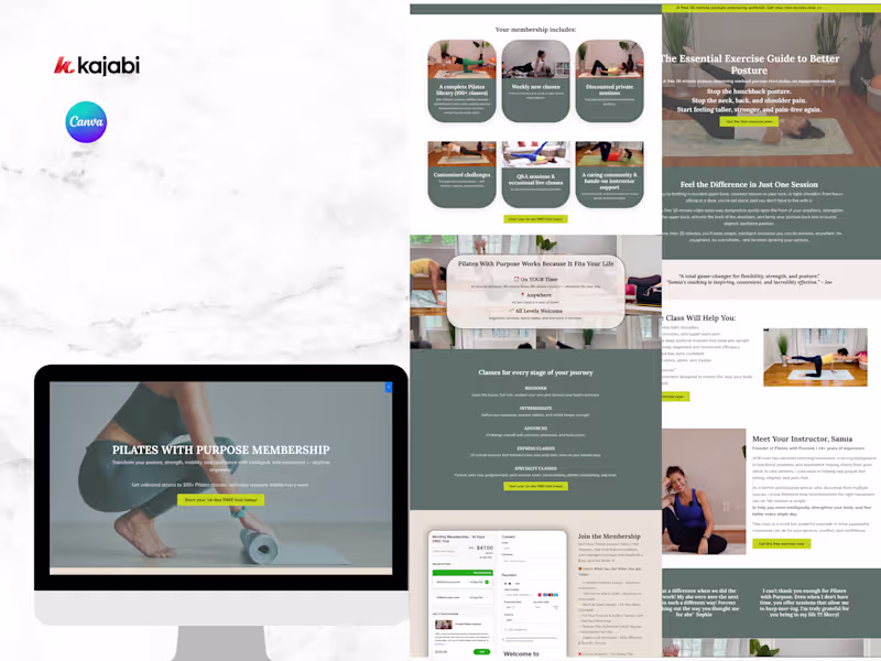 Cover image for High-Converting Membership Funnel for Pilates With Purpose