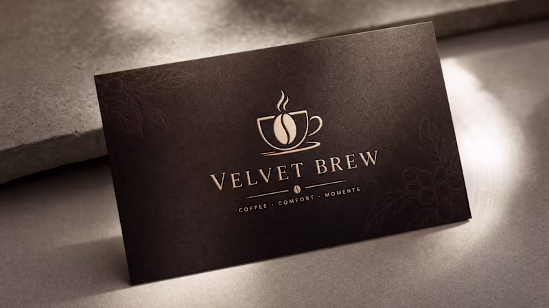 Cover image for Luxury Coffee Brand Identity &
