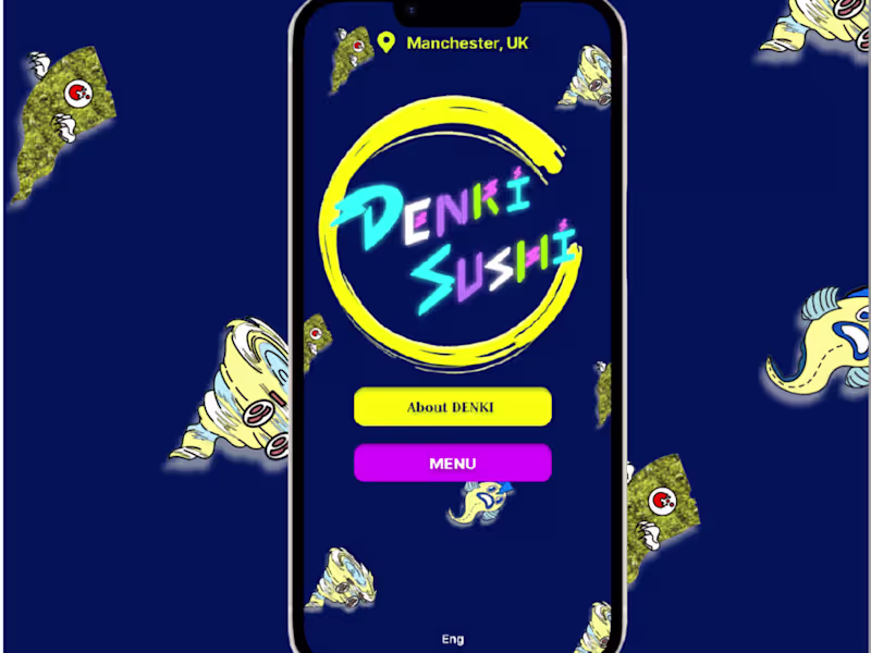 Cover image for Denki Sushi Delivery App