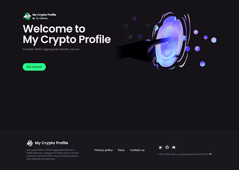Cover image for MyCryptoProfile