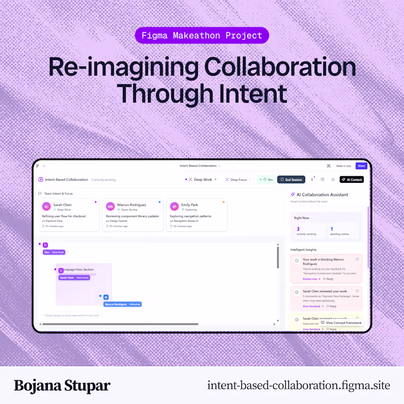 Cover image for Intent-Based Collaboration
A product design exploration