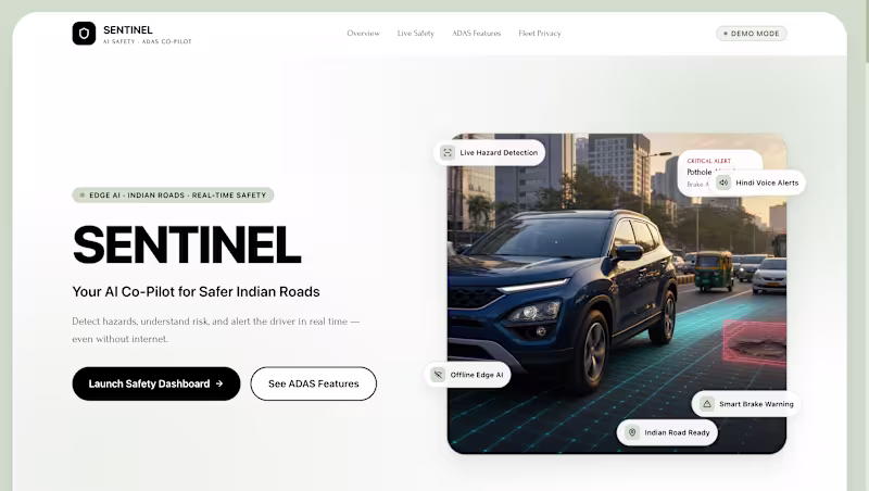 Cover image for SENTINEL - Edge AI Driver